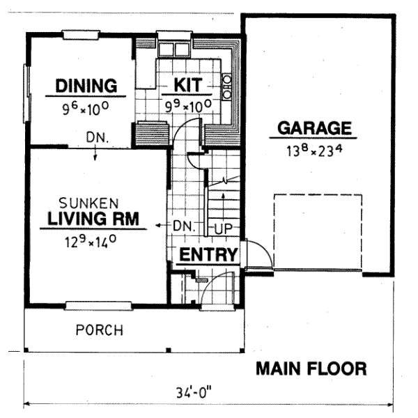 main floor house blueprint
