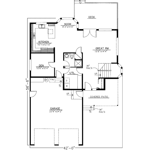 main floor house blueprint