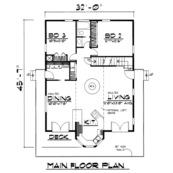 main floor house blueprint