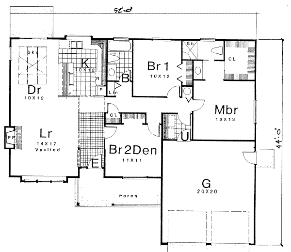 main floor house blueprint