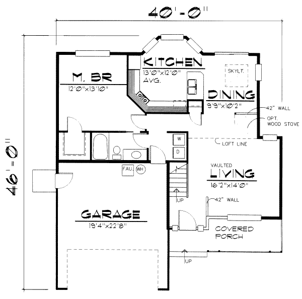 main floor house blueprint