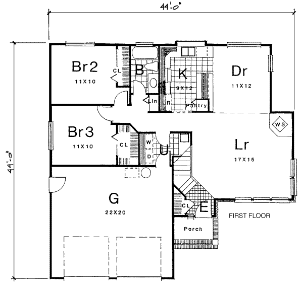 main floor house blueprint