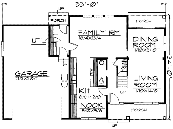 main floor house blueprint