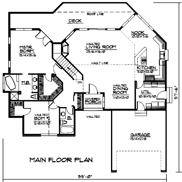 main floor house blueprint