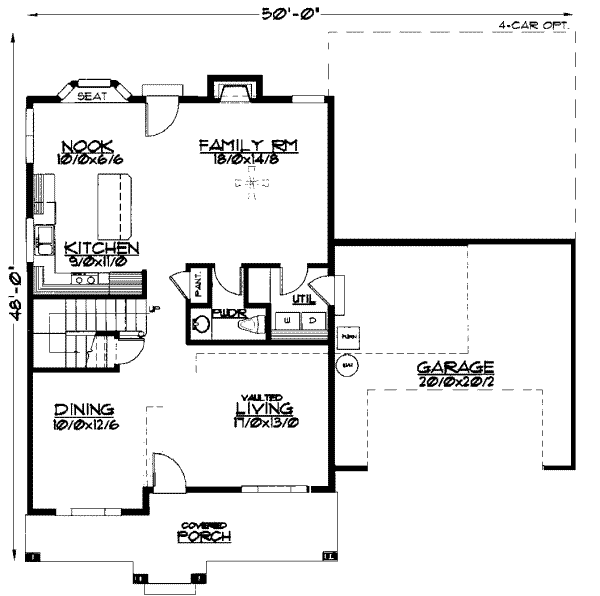 main floor house blueprint