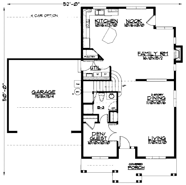 main floor house blueprint
