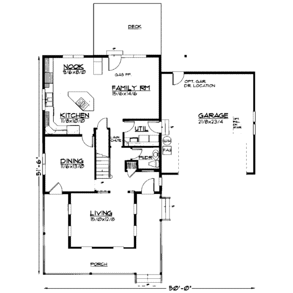 main floor house blueprint