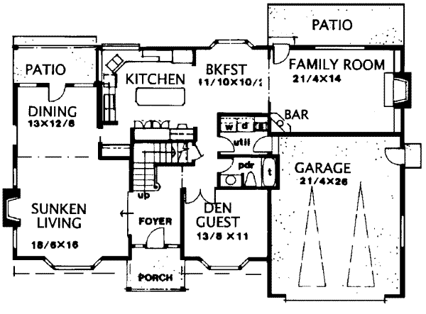 main floor house blueprint