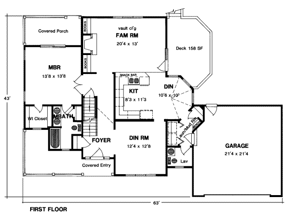 main floor house blueprint