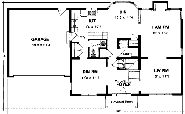 main floor house blueprint