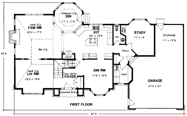 main floor house blueprint
