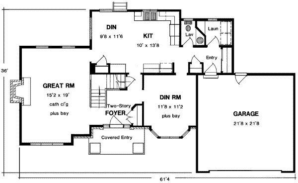 main floor house blueprint