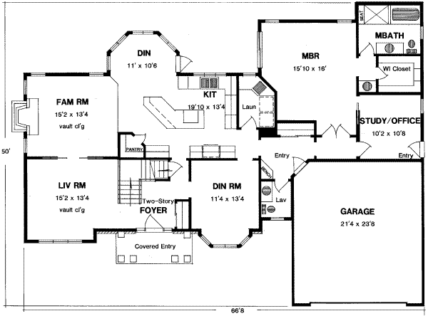 main floor house blueprint