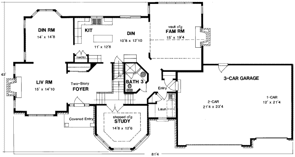 main floor house blueprint