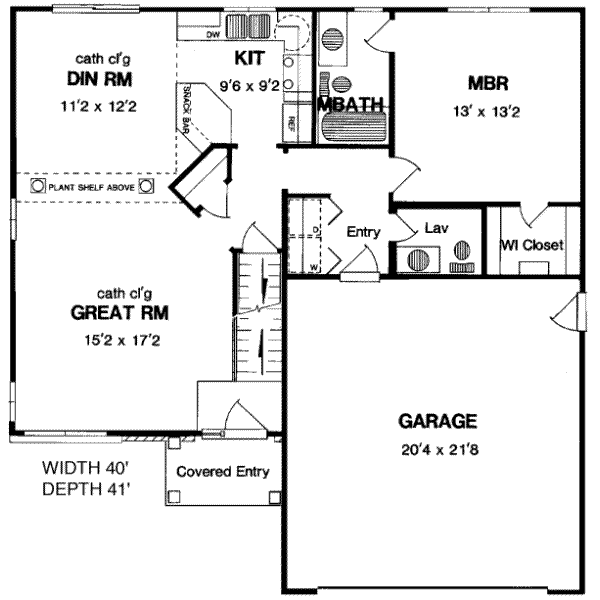 main floor house blueprint