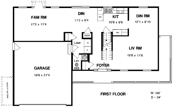 main floor house blueprint