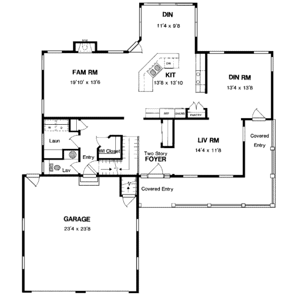 main floor house blueprint