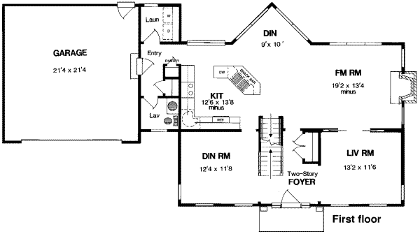 main floor house blueprint