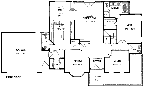 main floor house blueprint