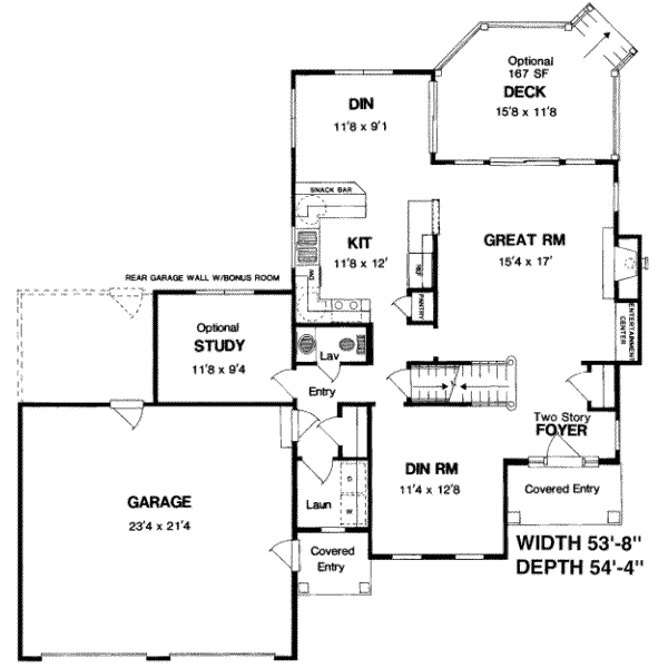 main floor house blueprint