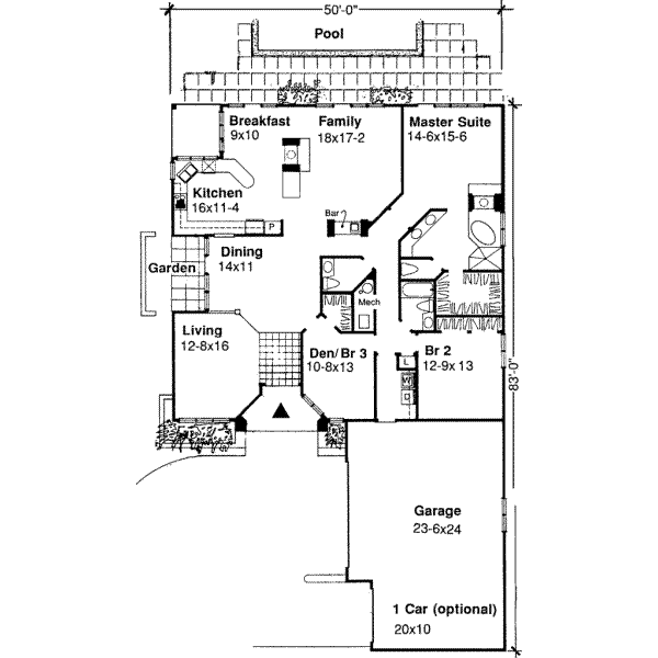main floor house blueprint