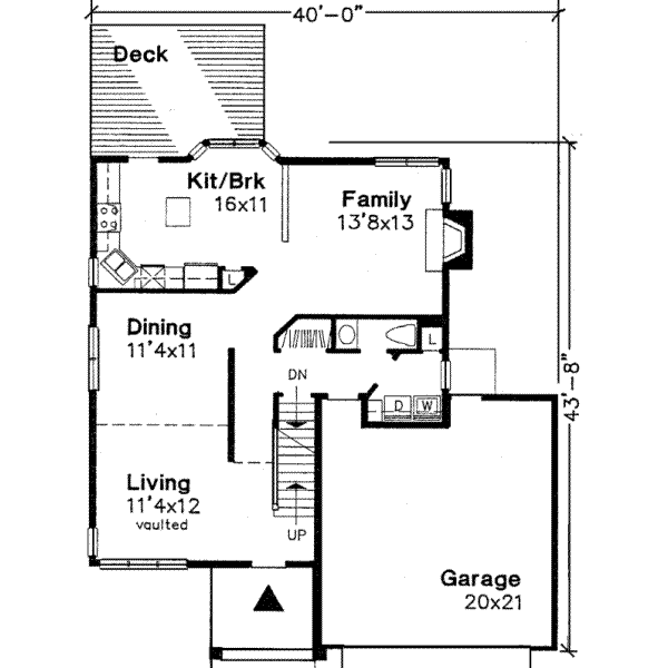 main floor house blueprint