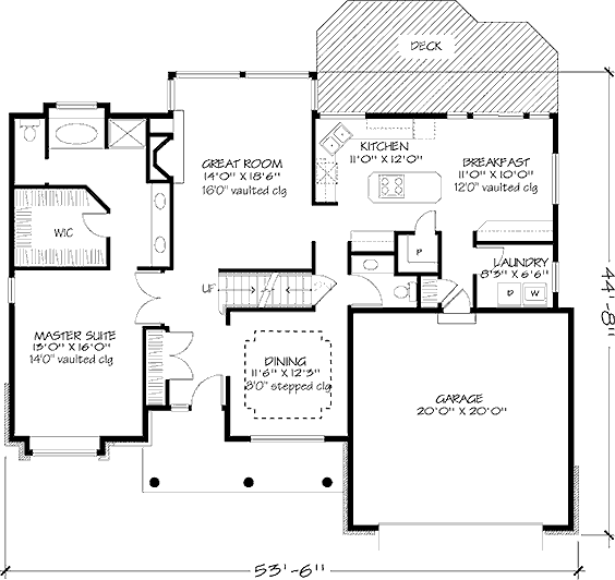 main floor house blueprint