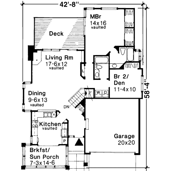 main floor house blueprint