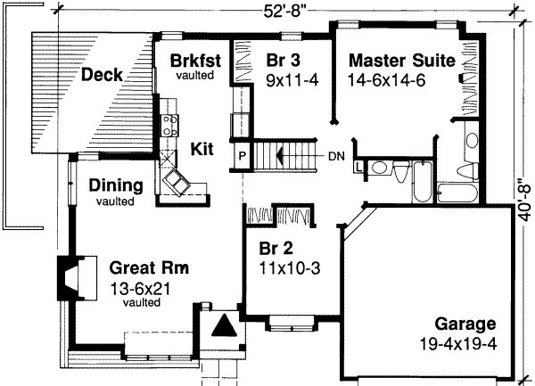 main floor house blueprint