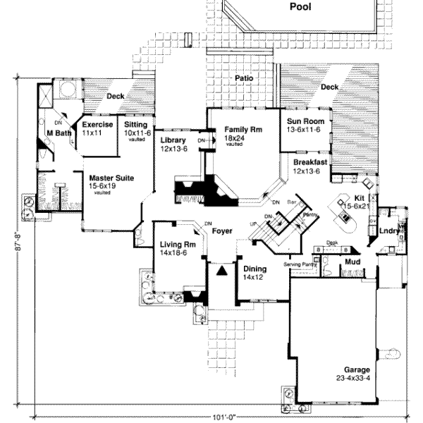 main floor house blueprint