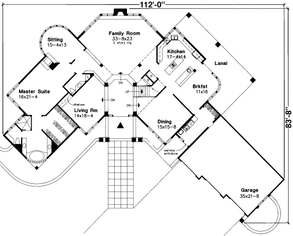 main floor house blueprint