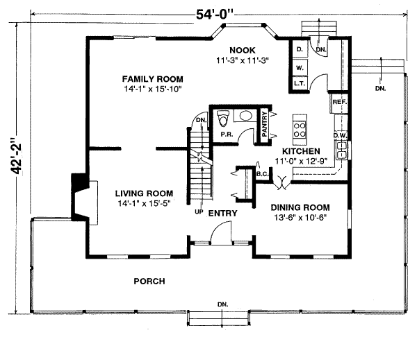 main floor house blueprint