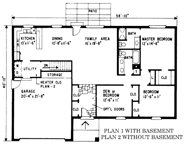 main floor house blueprint