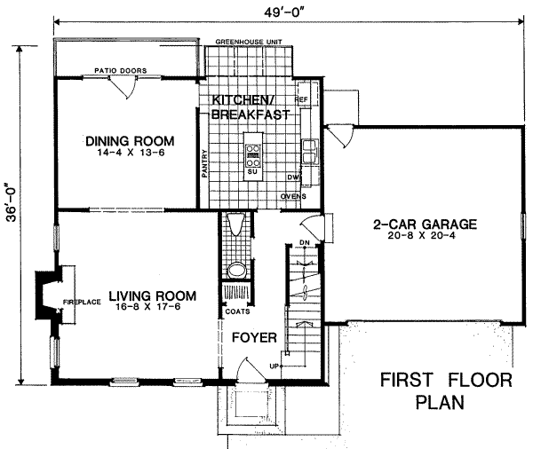 main floor house blueprint
