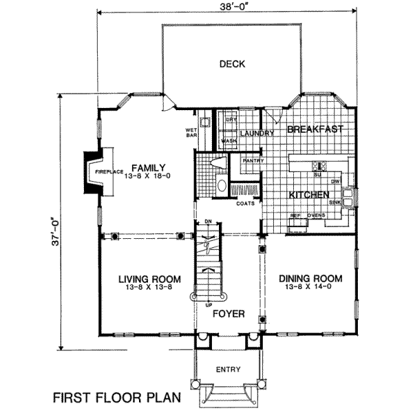 main floor house blueprint
