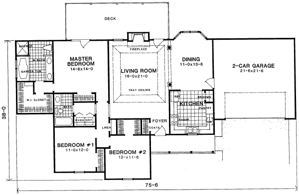 main floor house blueprint