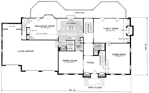 main floor house blueprint