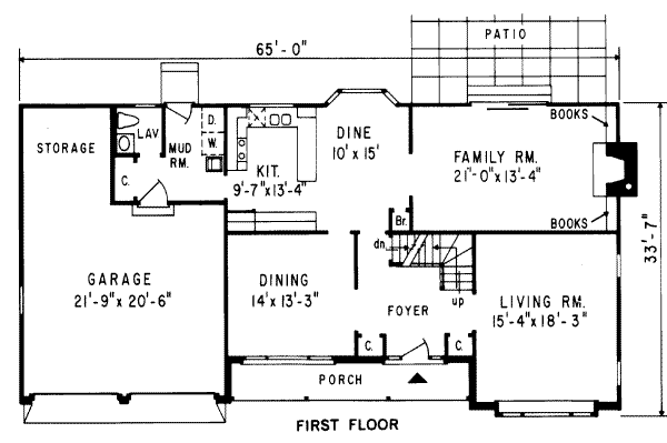 main floor house blueprint