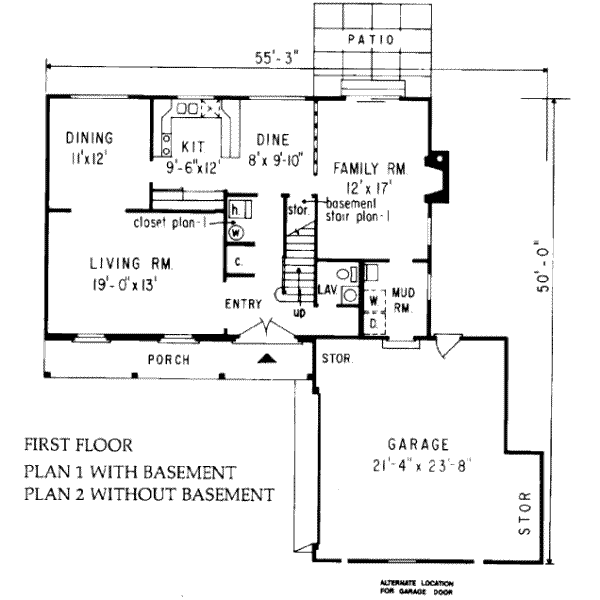 main floor house blueprint