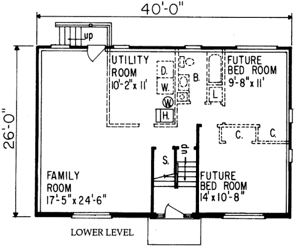 main floor house blueprint