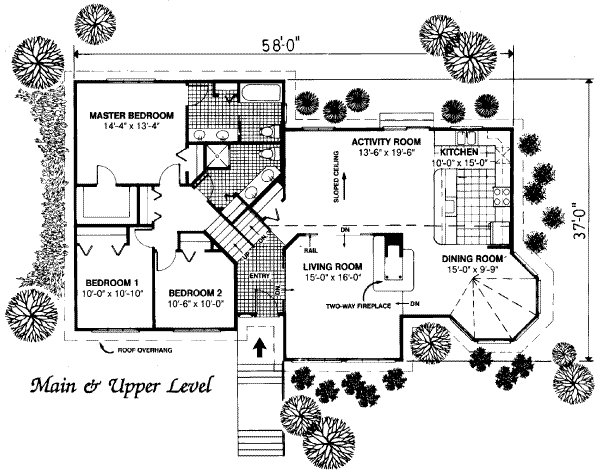main floor house blueprint