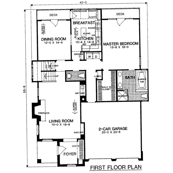 main floor house blueprint
