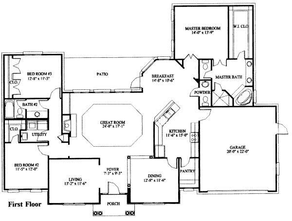 main floor house blueprint