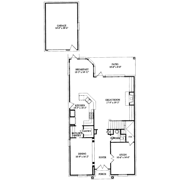 main floor house blueprint
