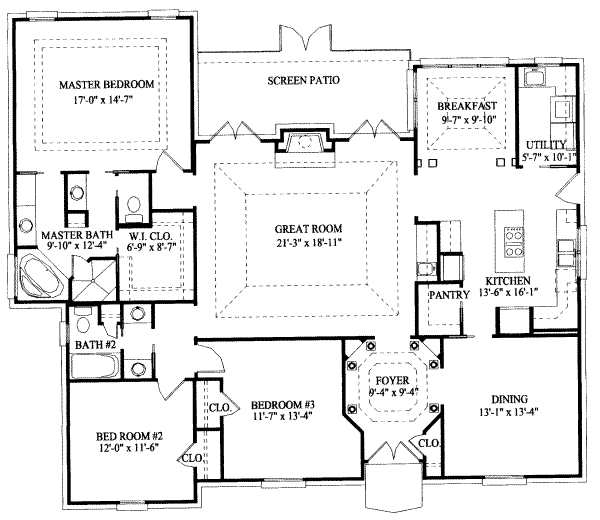 main floor house blueprint