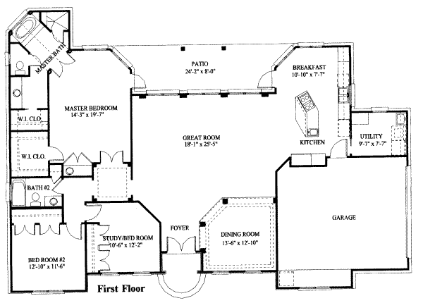 main floor house blueprint