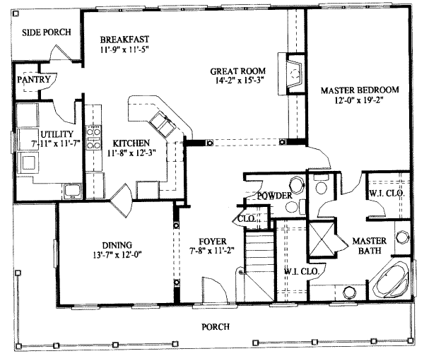 main floor house blueprint