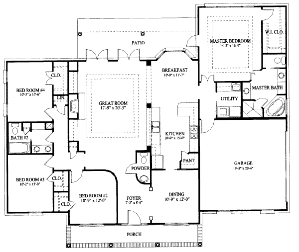 main floor house blueprint