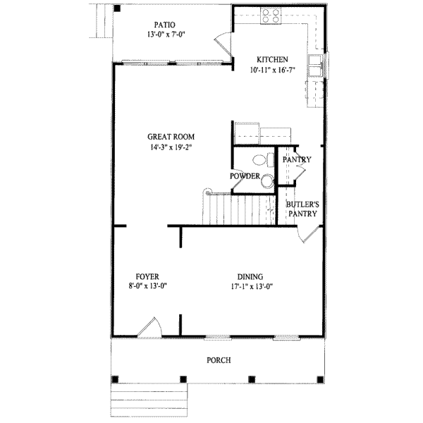 main floor house blueprint