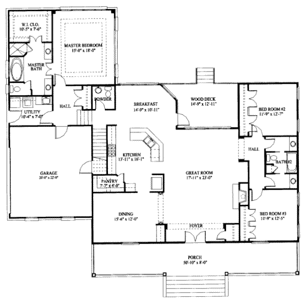 main floor house blueprint